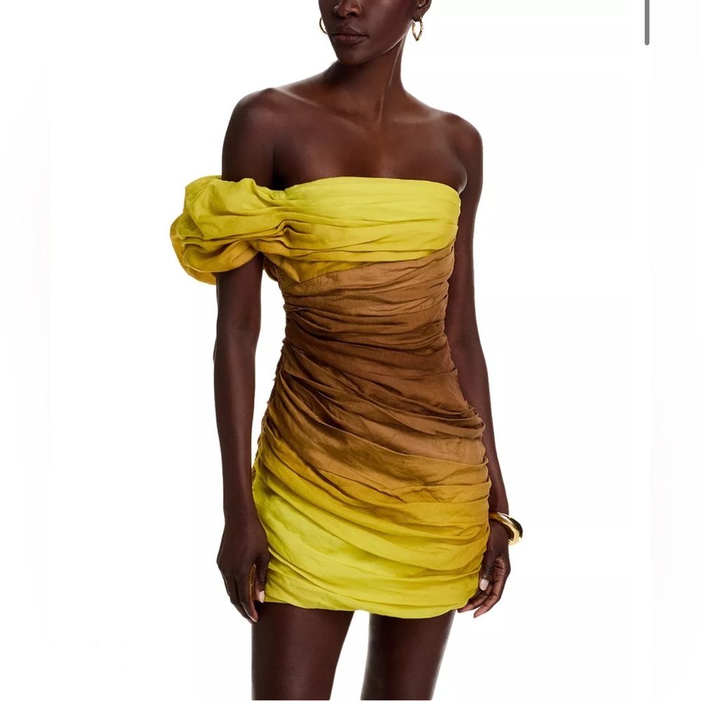A.L.C.
Kyler Ruched Asymmetric Ombré Strapless
Cocktail Dress